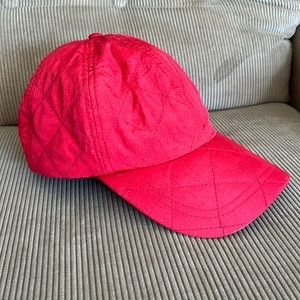 Free Press Red Quilted Baseball Hat